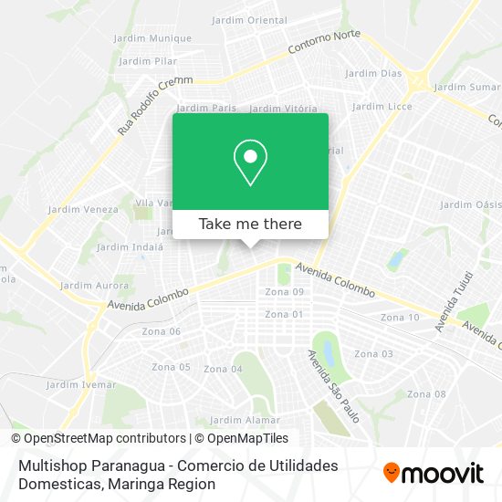 Multishop Paranagua - Comercio de Utilidades Domesticas map