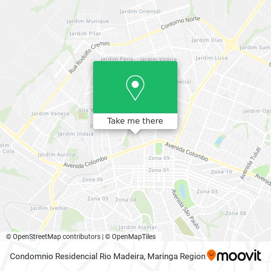 Condomnio Residencial Rio Madeira map