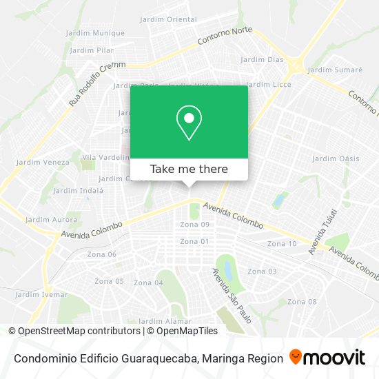 Mapa Condominio Edificio Guaraquecaba