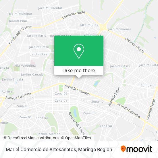 Mariel Comercio de Artesanatos map