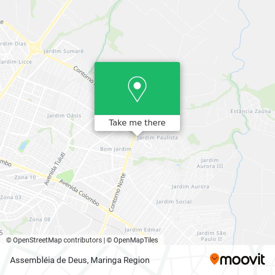 Assembléia de Deus map