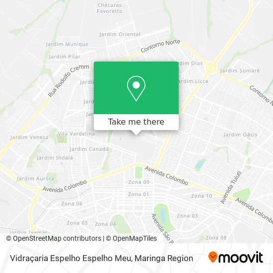 Vidraçaria Espelho Espelho Meu map