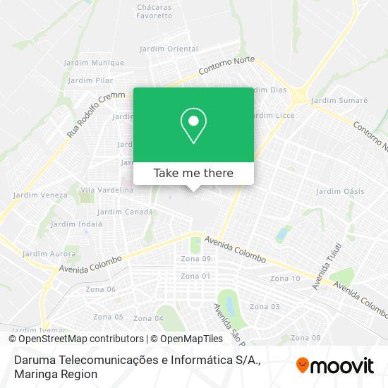 Daruma Telecomunicações e Informática S / A. map