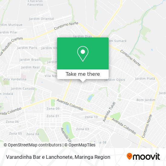 Varandinha Bar e Lanchonete map