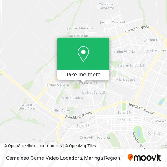 Camaleao Game-Video Locadora map