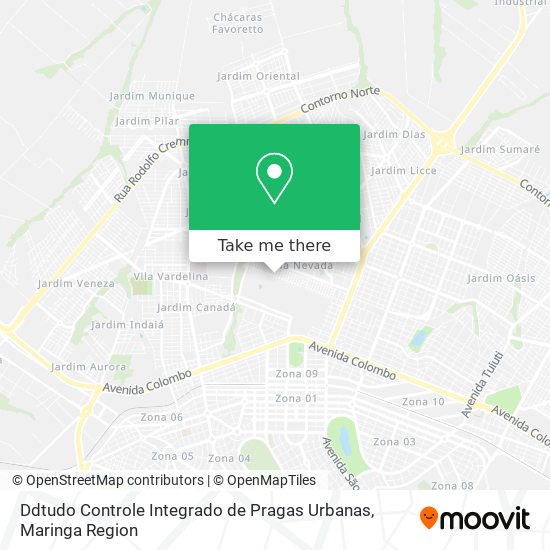 Ddtudo Controle Integrado de Pragas Urbanas map