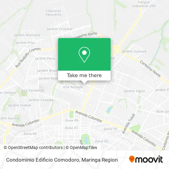 Condominio Edificio Comodoro map