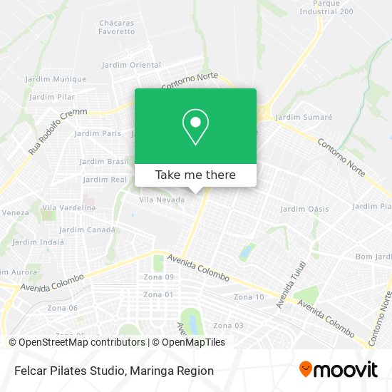 Felcar Pilates Studio map