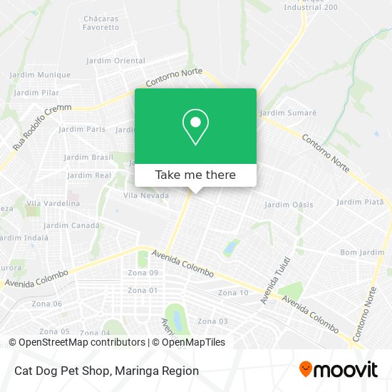 Cat Dog Pet Shop map