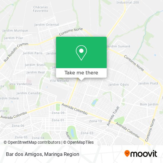 Bar dos Amigos map