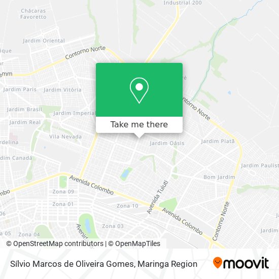 Sílvio Marcos de Oliveira Gomes map