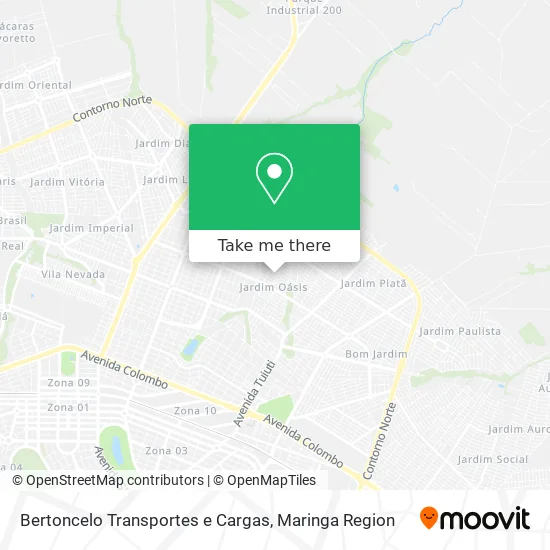 Bertoncelo Transportes e Cargas map