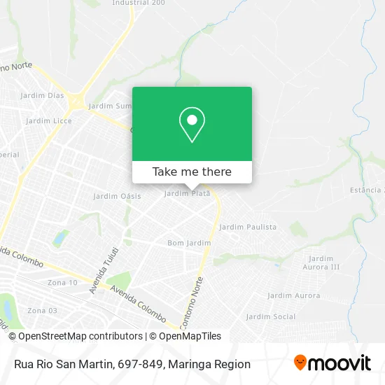Rua Rio San Martin, 697-849 map