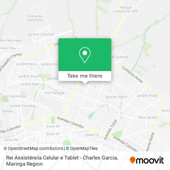 Mapa Rei Assistência Celular e Tablet - Charles Garcia