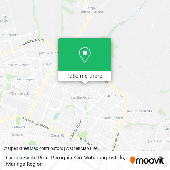 Capela Santa Rita - Paróquia São Mateus Apóstolo map