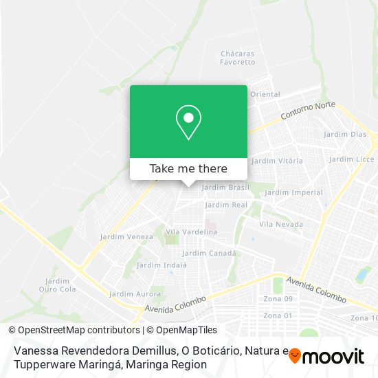 Vanessa Revendedora Demillus, O Boticário, Natura e Tupperware Maringá map