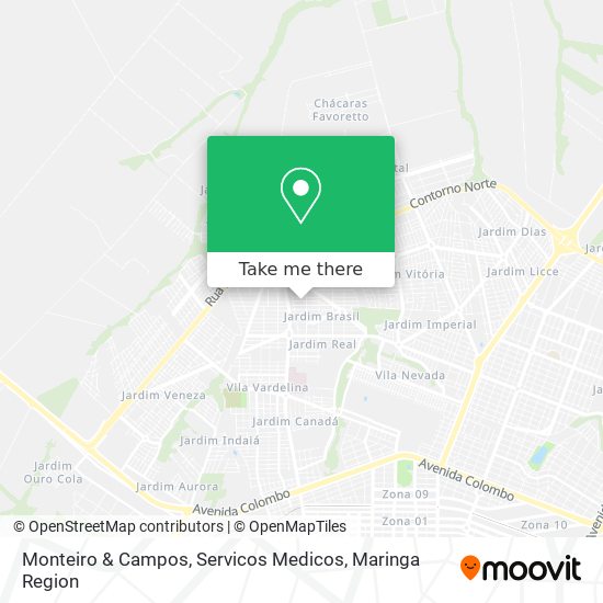 Mapa Monteiro & Campos, Servicos Medicos