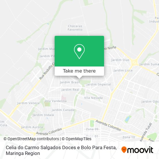 Celia do Carmo Salgados Doces e Bolo Para Festa map