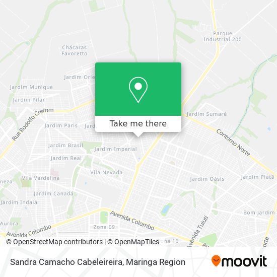 Sandra Camacho Cabeleireira map