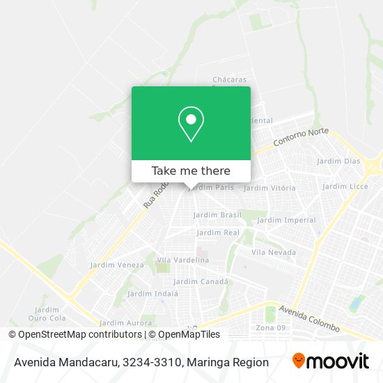 Avenida Mandacaru, 3234-3310 map