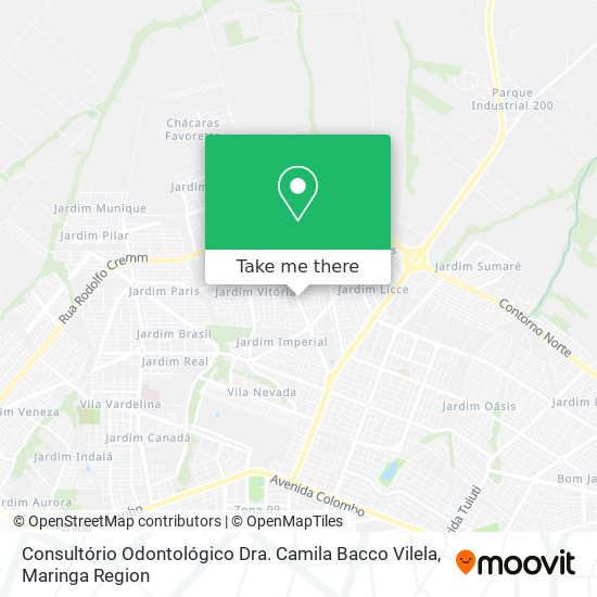 Consultório Odontológico Dra. Camila Bacco Vilela map