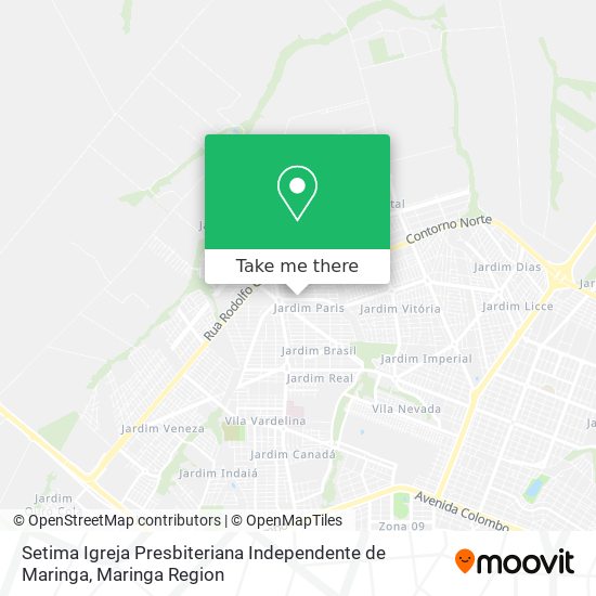 Setima Igreja Presbiteriana Independente de Maringa map