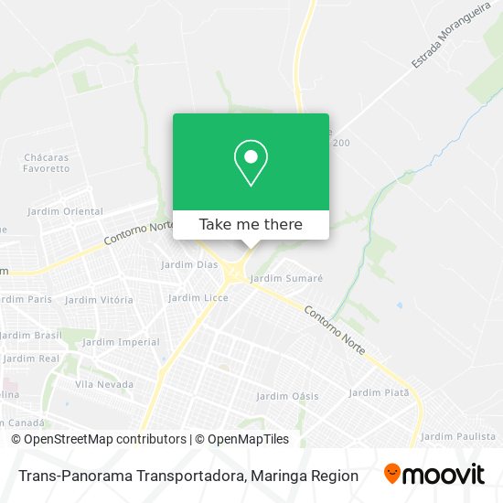 Trans-Panorama Transportadora map