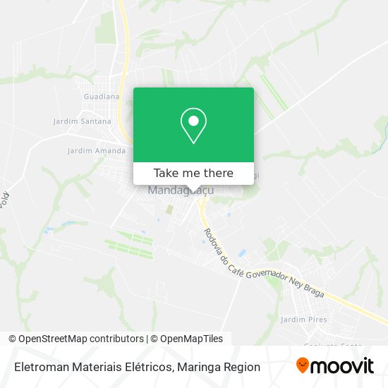 Eletroman Materiais Elétricos map