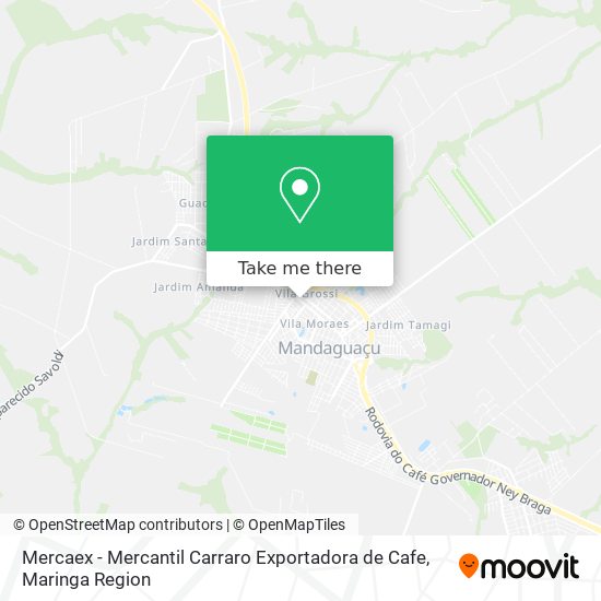 Mercaex - Mercantil Carraro Exportadora de Cafe map