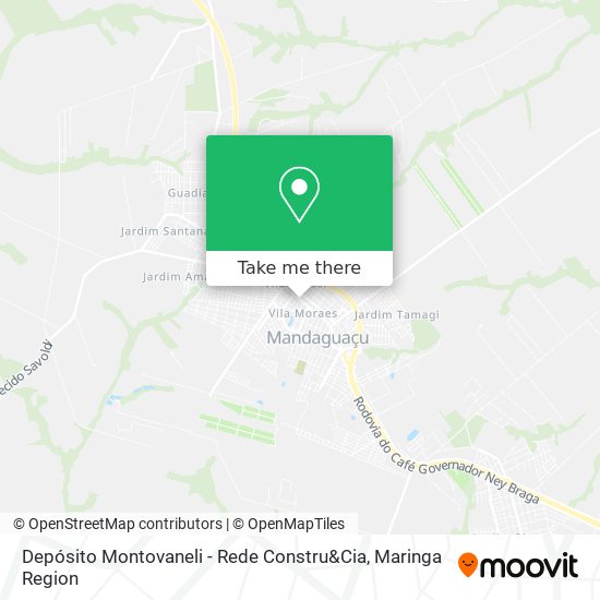 Depósito Montovaneli - Rede Constru&Cia map
