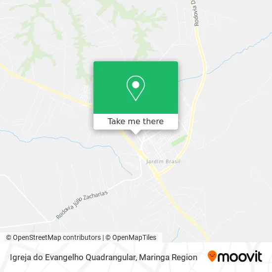 Igreja do Evangelho Quadrangular map