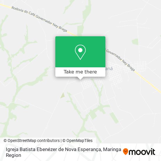 Igreja Batista Ebenézer de Nova Esperança map