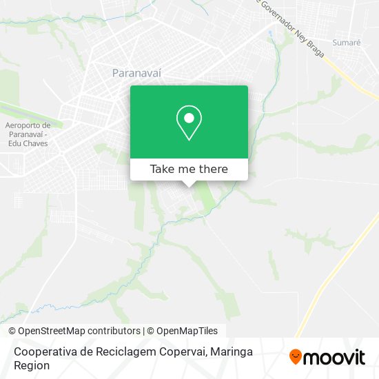 Cooperativa de Reciclagem Copervai map