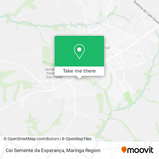 Cei Semente da Esperança map
