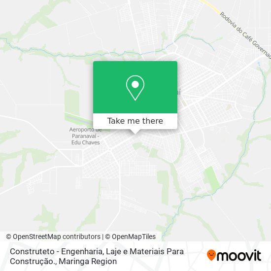 Construteto - Engenharia, Laje e Materiais Para Construção. map