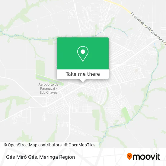 Gás Miró Gás map