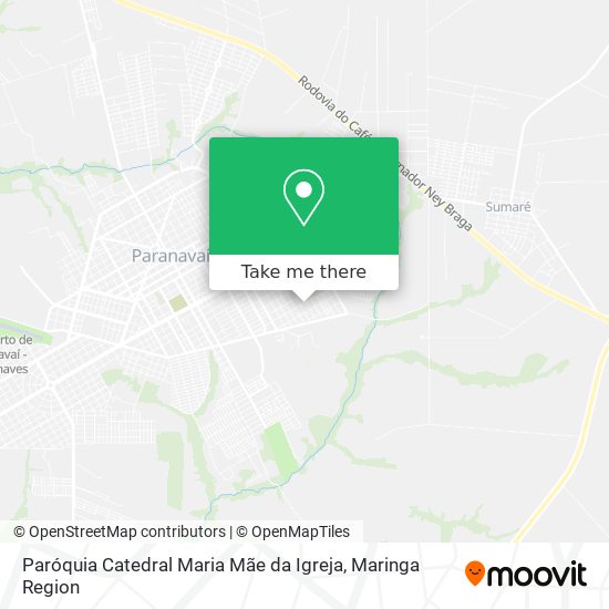 Mapa Paróquia Catedral Maria Mãe da Igreja