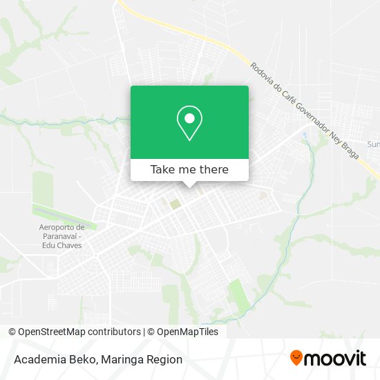 Mapa Academia Beko