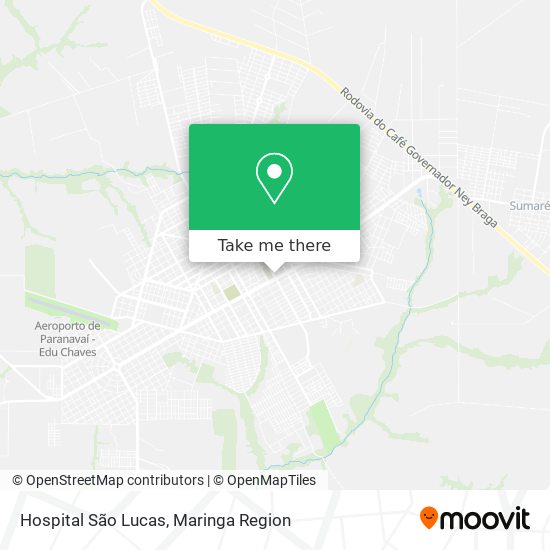 Hospital São Lucas map