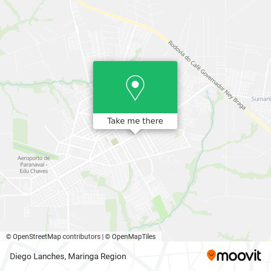 Diego Lanches map