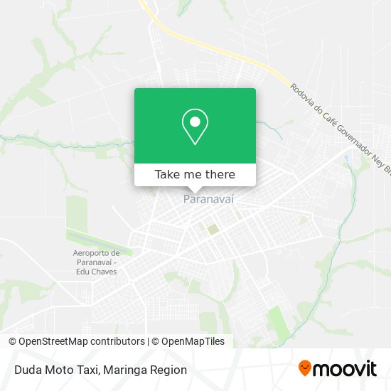 Duda Moto Taxi map