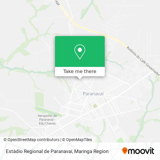 Estádio Regional de Paranavaí map