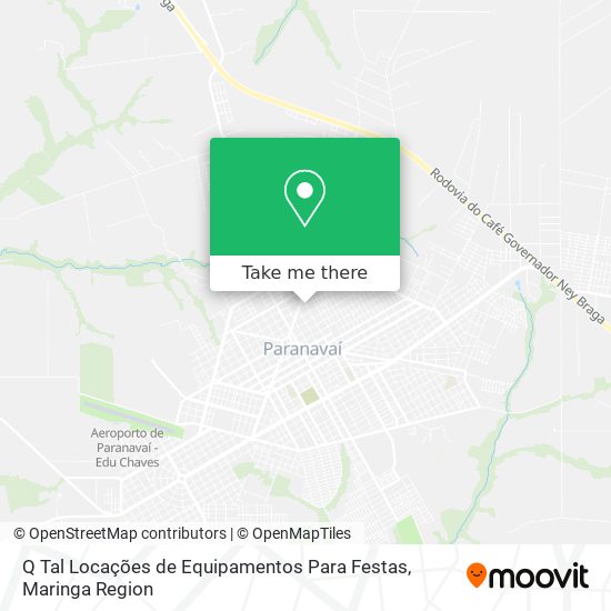 Q Tal Locações de Equipamentos Para Festas map