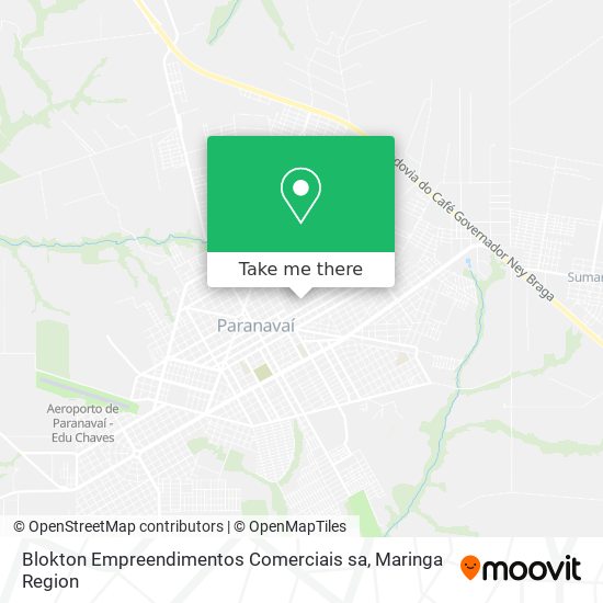 Mapa Blokton Empreendimentos Comerciais sa