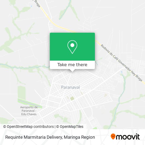 Requinte Marmitaria Delivery map