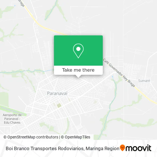 Boi Branco Transportes Rodoviarios map
