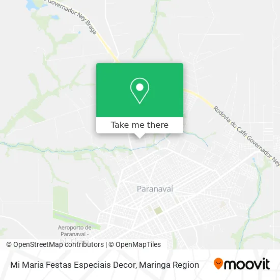 Mi Maria Festas Especiais Decor map