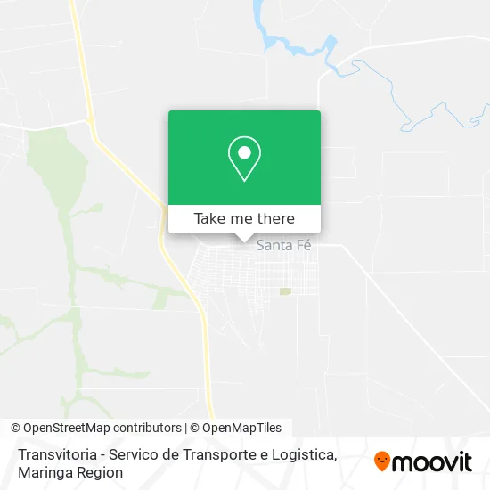 Transvitoria - Servico de Transporte e Logistica map