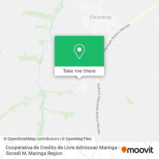 Cooperativa de Credito de Livre Admissao Maringa - Sicredi M map