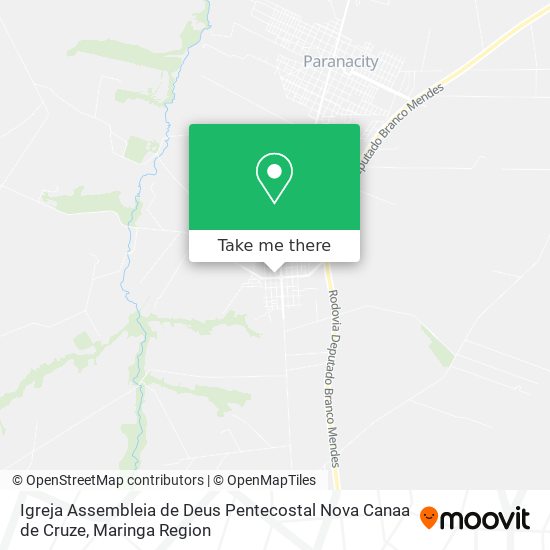 Igreja Assembleia de Deus Pentecostal Nova Canaa de Cruze map